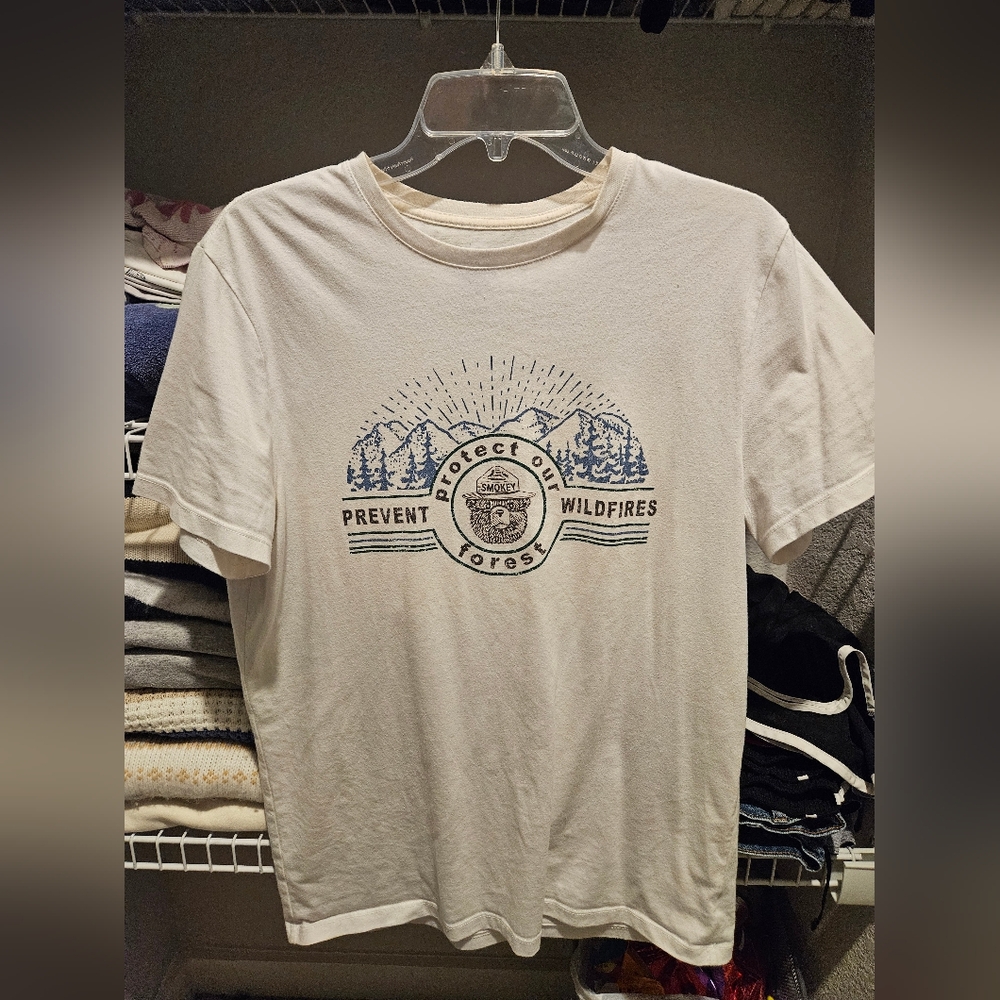 vintage t-shirt, smokey the bear
